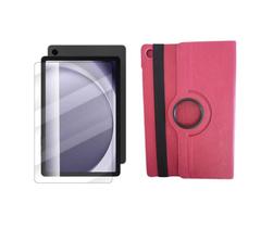 Capa Giratória + Película Vidro Compatível Para Tab A9+ Plus