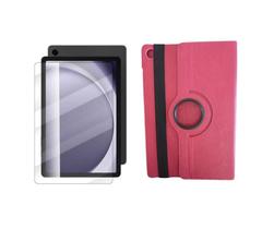 Capa Giratória + Película Vidro Compatível Para Tab A9+ Plus