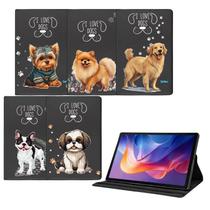 Capa Giratória Personalizado Cachorro p/ Tablet Redmi Pad 2 Tela 11