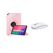 Capa Giratória Protetora + Mouse Bluetooth Para Tablet Amazon HD10 2021