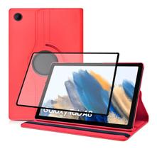 Capa giratória Protetora Para Tablet Galaxy Tab A8 + Película Cerâmica SM-X200, SM-X205