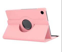 Capa Giratória Rosa Anti Impacto Para Tablet Tab A8 X200