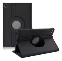 Capa Giratória Tablet Para Galaxy Tab A9 8.7 Polegadas na cor preta