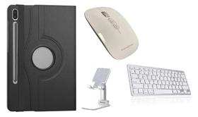 Capa Giratória Tablet S7 Fe 12.4 Kit Mouse/suporte/teclado