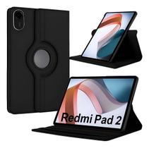 Capa Giratória Tablet Xiaomi Redmi Pad 2 11 Polegadas Cor Preto
