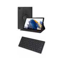 Capa Giratória + Teclado Bluetooth Para Tablet Galaxy A9 8.7 Polegadas Capa Giratória + Teclado Bluetooth Para Tablet Galaxy A9 8.7 Polegadas