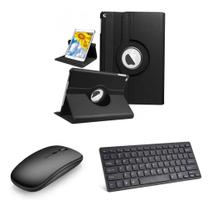 Capa Giratória + Teclado E Mouse Bluetooth P/ iPad 9ª Ger. Capa Giratória + Teclado E Mouse Bluetooth P/ iPad 9ª Ger.