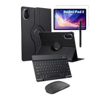 Capa Giratória + Teclado E Mouse + Pel Para Tablet Redmi Pad 2