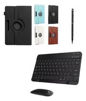 Capa Giratória + Teclado + Mouse + Caneta Para Lenovo M9 9 Capa Giratória + Teclado + Mouse + Caneta Para Lenovo M9 9