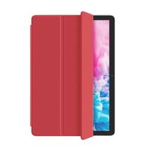 Capa Giratória Vermelha + Caneta Touch para Tablet Samsung T510/t515