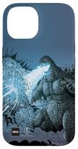Capa Godzilla iPhone 14 Arte em Quadrinhos Ataque do Raio de Calor