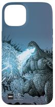Capa Godzilla iPhone 15 Plus Ataque do Raio de Calor Arte em Quadrinhos