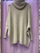 Capa + gola de pelinhos off white Capa + gola de pelinhos off white