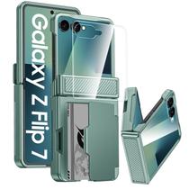Capa GooseBox para Samsung Galaxy Z Flip 7, carteira RFID Mint