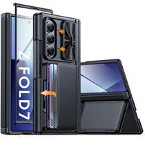 Capa GooseBox Samsung Galaxy Z Fold 7, carteira, suporte RFID Capa GooseBox Samsung Galaxy Z Fold 7, carteira, suporte RFID