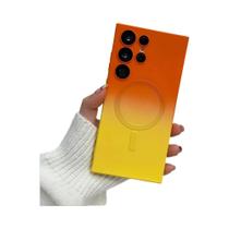 Capa Gradiente Magnética Para Carregamento Sem Fio Samsung Galaxy S25 S24 S23 S22 S21 S20 Ultra