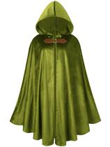 Capa GRAJTCIN Medieval Renaissance com capuz 39cm amarela Capa GRAJTCIN Medieval Renaissance com capuz 39cm amarela