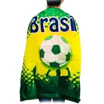 Capa Grande Brasil Copa Do Mundo Torcedor Torcedora 90X1,40M