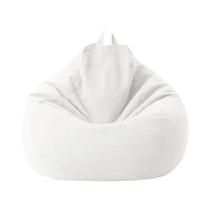 Capa Grande De Algodão E Linho Para Puff, Sem Enchimento, Para Assento De Canto, Poltrona