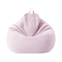 Capa Grande De Algodão E Linho Para Puff, Sem Enchimento, Para Assento De Canto, Poltrona