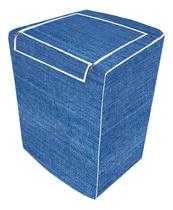 Capa Grande Maquina De Lavar Roupa Zig Zag Jeans Impermeável