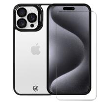 Capa Gravity e Pelicula Nano Vidro iPhone 15 Pro Max-Gshield
