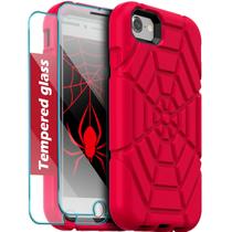 Capa Grifobes para iPhone SE 2022/2020/8/7/6/6S com 2 unidades de vidro