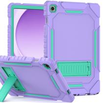 Capa Grifobes para Samsung Galaxy Tab A9 Plus 11" 2023 roxa+verde