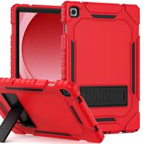 Capa Grifobes para Samsung Galaxy Tab A9 Plus 11" 2023 vermelha+preta