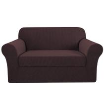 Capa H.VERSAILTEX Stretching Loveseat, poliéster marrom