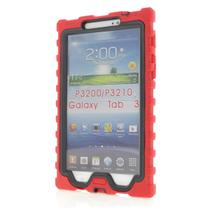 Capa Hard Candy Case Silicone Rugged para Samsung Galaxy Tab 3 7" 2013 vermelha
