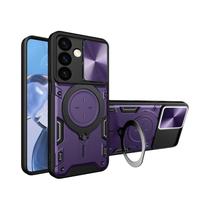 Capa Híbrida De Metal Com Anel Magnético Magsafe Para Samsung Galaxy S24 S23 S21 Ultra plus S23FE