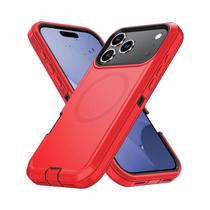Capa Híbrida Robusta Com Carregamento Magnético Para iPhone 17 16 15 14 13 pro Max, Proteção