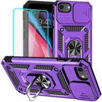 Capa HNHYGETE para iPhone 8 SE com protetor de tela, Military Drop