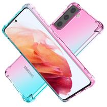 Capa HNHYGETE para Samsung Galaxy S21 transparente à prova de choque