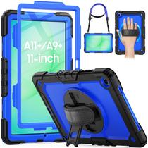 Capa HXCASEAC Galaxy Tab A11+ 11" à prova de choque azul Capa HXCASEAC Galaxy Tab A11+ 11" à prova de choque azul