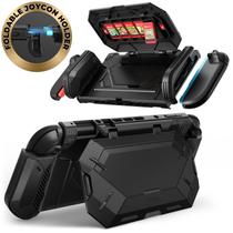 Capa i-Blason para Switch 2 com suporte dobrável e armazenamento para cartões Capa i-Blason para Switch 2 com suporte dobrável e armazenamento para cartões