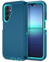 Capa I-HONVA para Samsung Galaxy A25 5G turquesa à prova de choque