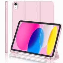 Capa iMieet para iPad de 10ª Geração (10,9") com Porta-Lápis - Rosa Capa iMieet para iPad de 10ª Geração (10,9") com Porta-Lápis - Rosa