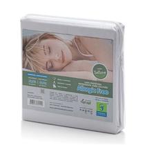 Capa Impermeável Antiácaro e Antialérgica Para Colchão de Solteiro Fechamento com Zíper 88cm X 1,88m X 25cm Central do Alérgico
