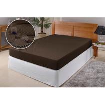 Capa Impermeável Casal Protetor de Colchão Com Elástico Lavável