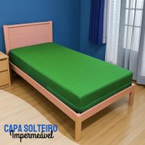 Capa Impermeavel Colchao Solteiro Hospitalar Com Ziper Verde Bandeira Capa Impermeavel Colchao Solteiro Hospitalar Com Ziper Verde Bandeira