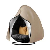 Capa Impermeável E À Prova De Vento Para Cadeira Suspensa Com Zíper E Cordão Ajustável Para Balanço