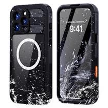 Capa impermeável Guppy para iPhone 16 Pro com protetor de tela