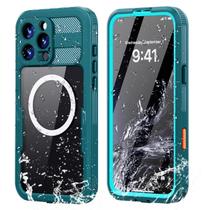 Capa impermeável Guppy para iPhone 16 Pro com protetor de tela