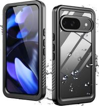 Capa impermeável Hllhunkhe para Google Pixel 9 com protetor de tela