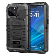 Capa impermeável Mitywah para iPhone 14 Pro 6.1" com tela preta