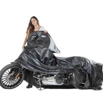 Capa Impermeável Moto Yamaha Mt 03 Com Baú Forrada Uv Capa Impermeável Moto Yamaha Mt 03 Com Baú Forrada Uv