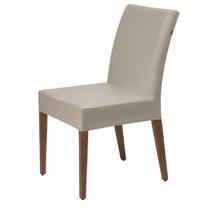 Capa Impermeável Para Cadeira Sala Jantar Malha Lisa Com elástico resistente lavável Cor Palha Adomes