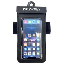 Capa impermeável para celular DRLOKPAK com braçadeira flutuante para tela de 7 polegadas